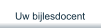 Uw bijlesdocent